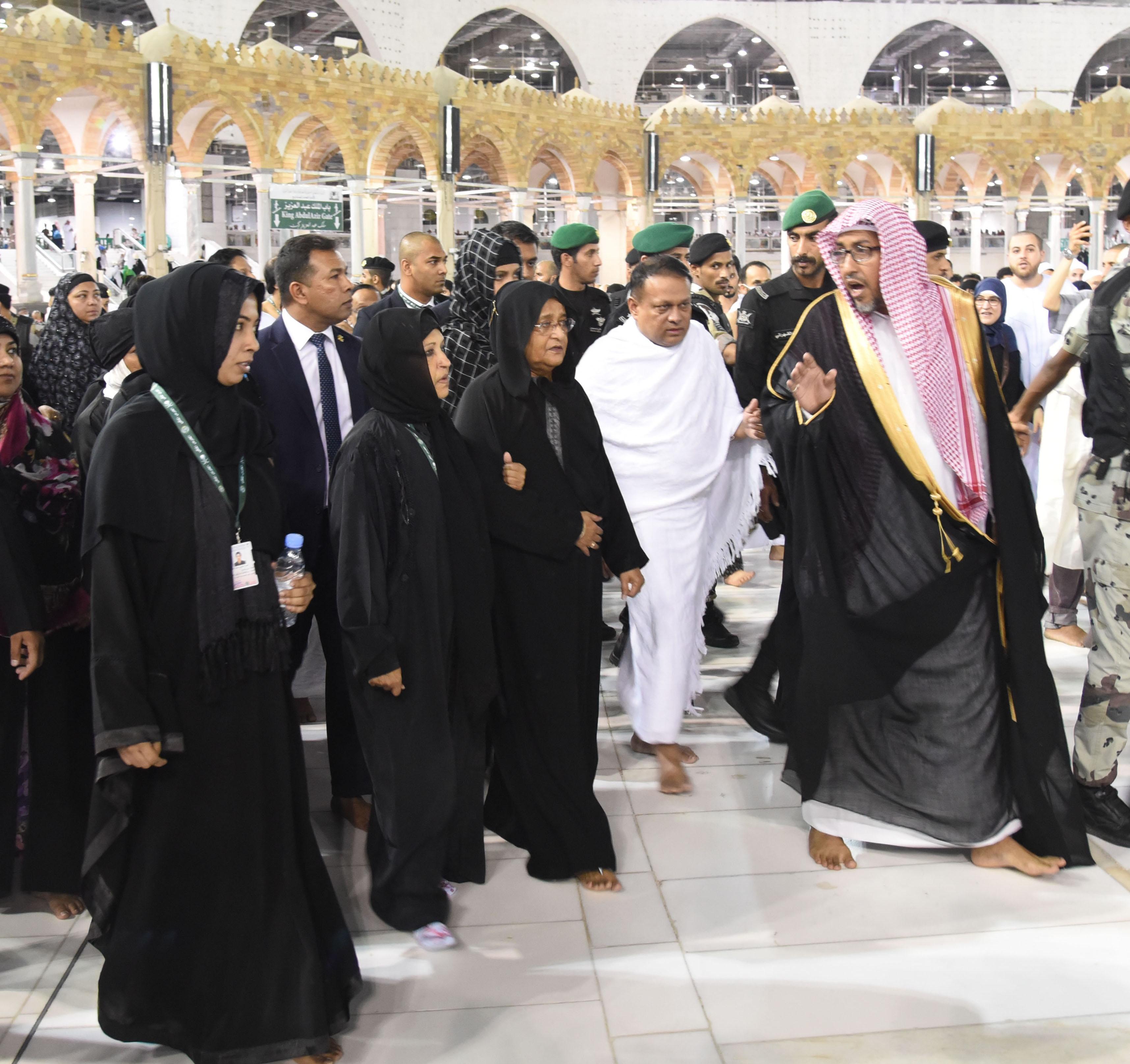 Sheikh Hasina performing Umrah in Mecca